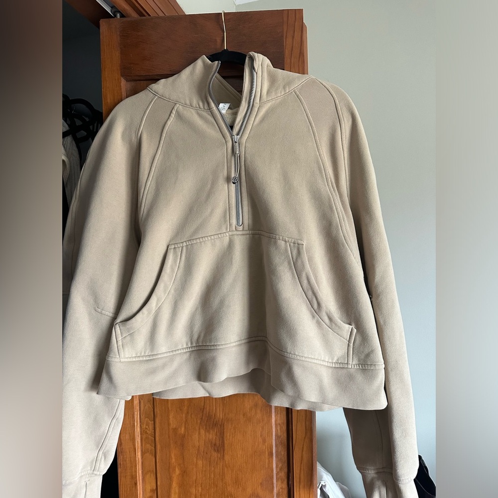 Scuba Oversized Half-Zip Hoodie